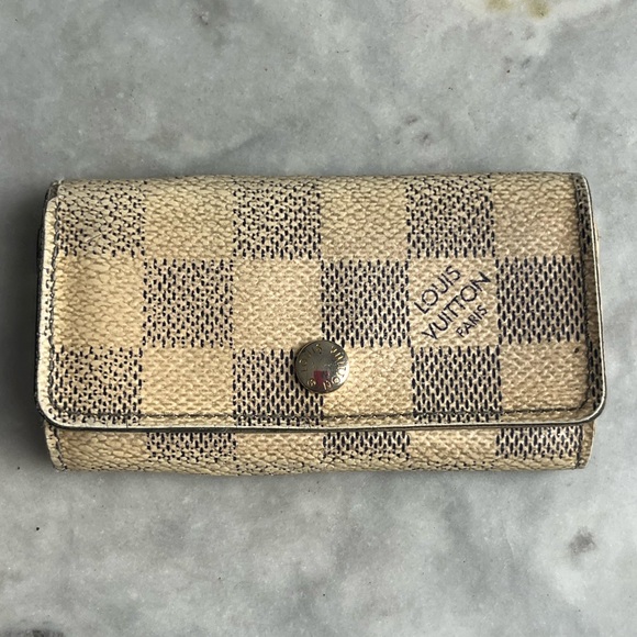 Louis Vuitton Damier Azur Four Key Holder CT3142 - Picture 1 of 16
